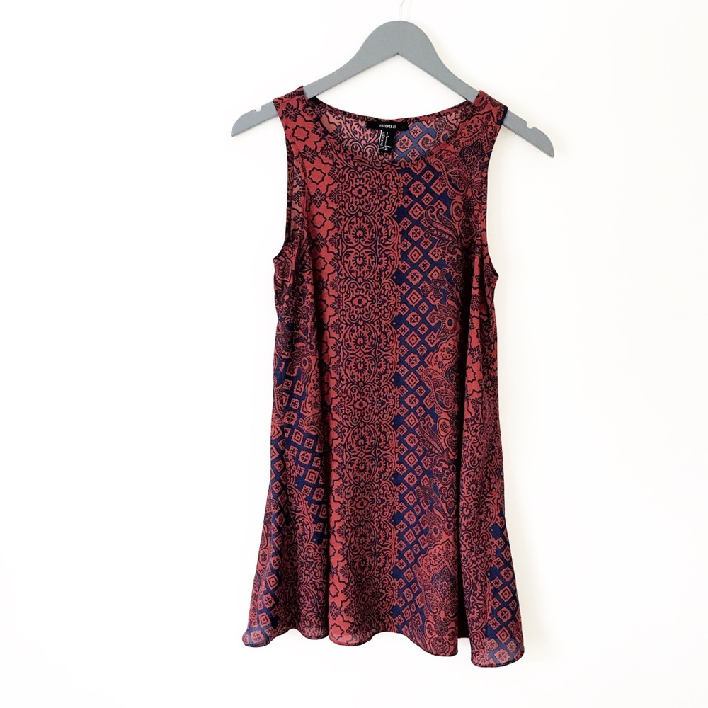 FOREVER 21 Printed Mini Dress